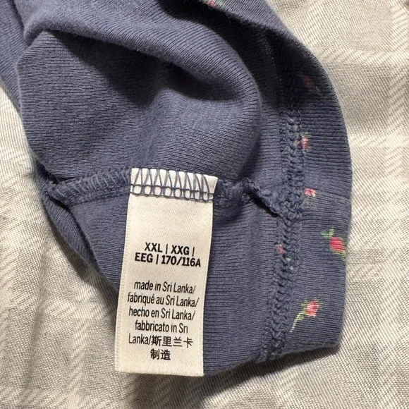 EUC PINK Victoria’s Secret Floral Crochet Trim Lounge Sleep Tank - Picture 7 of 7